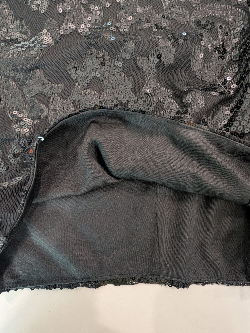 Winsor Black Sequin Mini Cocktail Dress - Picture 13 of 14